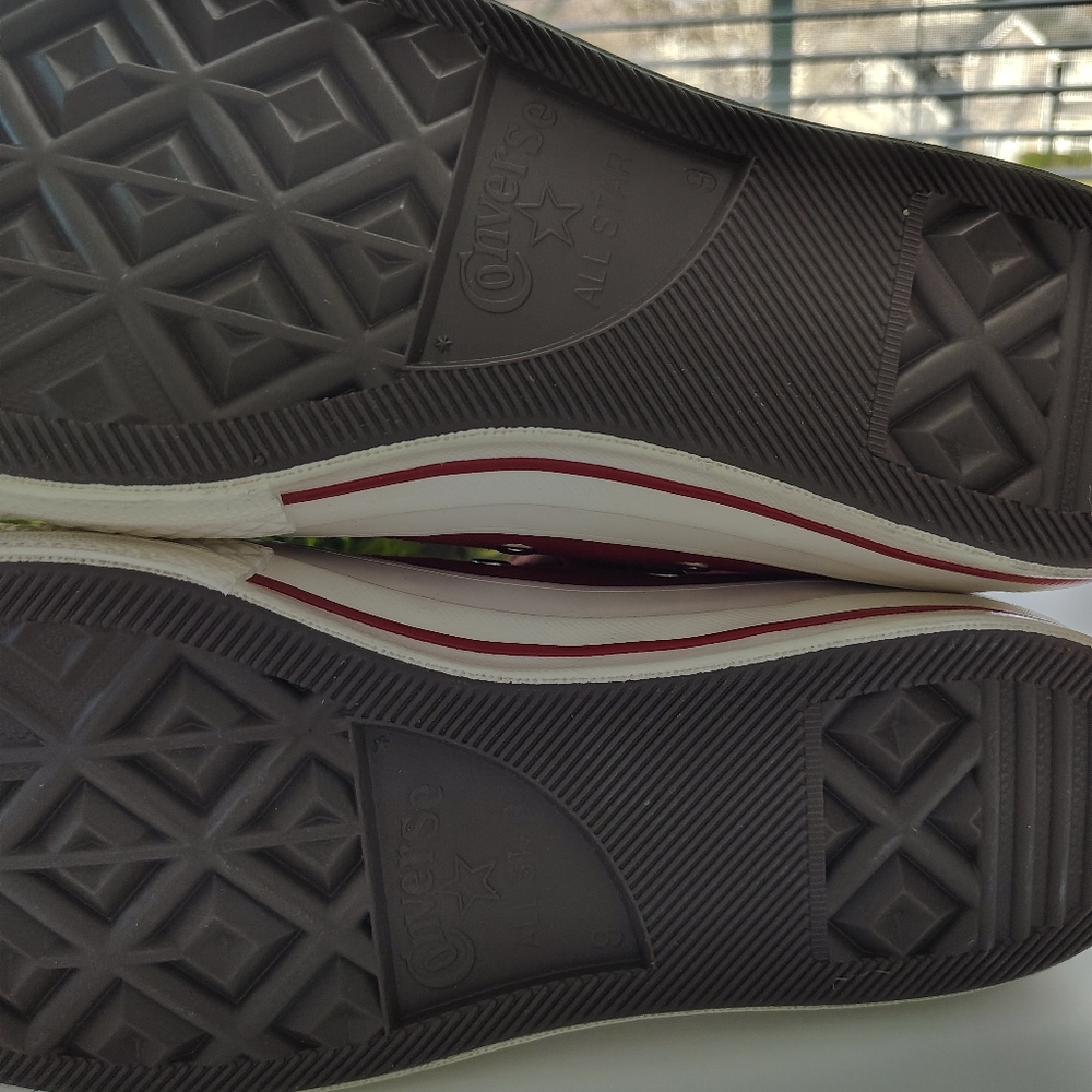 Converse 1970’s Anti-Slip Wear-Resistant High Top Sneakers Red / Brown Laces | M - Picture 9 of 12